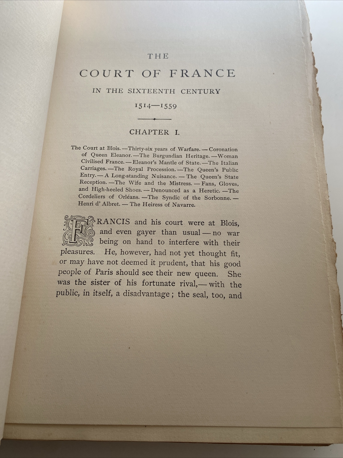 1896 Antique 📕 Honore De Balzac The The Court of France 🇫🇷 Vol 2 abj