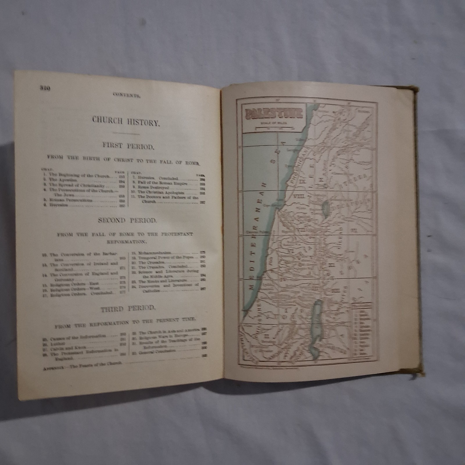 Antq Bible History 1904 Benziger Brothers Old & New Testament + Church History