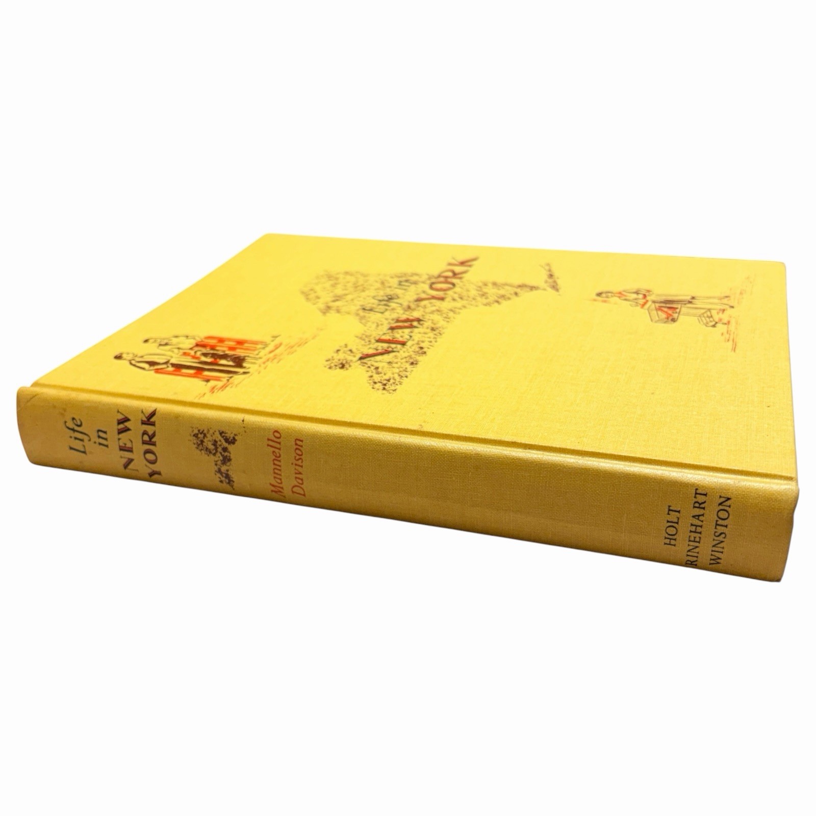 Vintage Life In New York Textbook Mannello Davison Holt Rinehart Winston Vtg NY