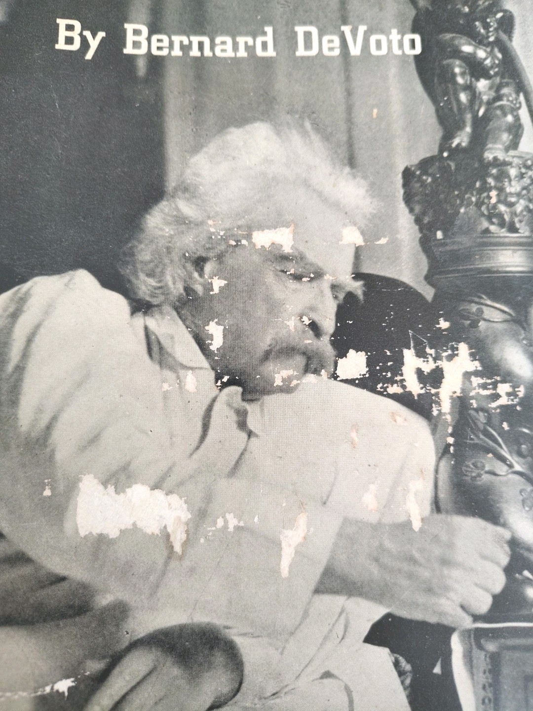 Bernard De Voto Mark Twain At Work 1942 HC DJ 1st Edition/ Printing Rare Defect