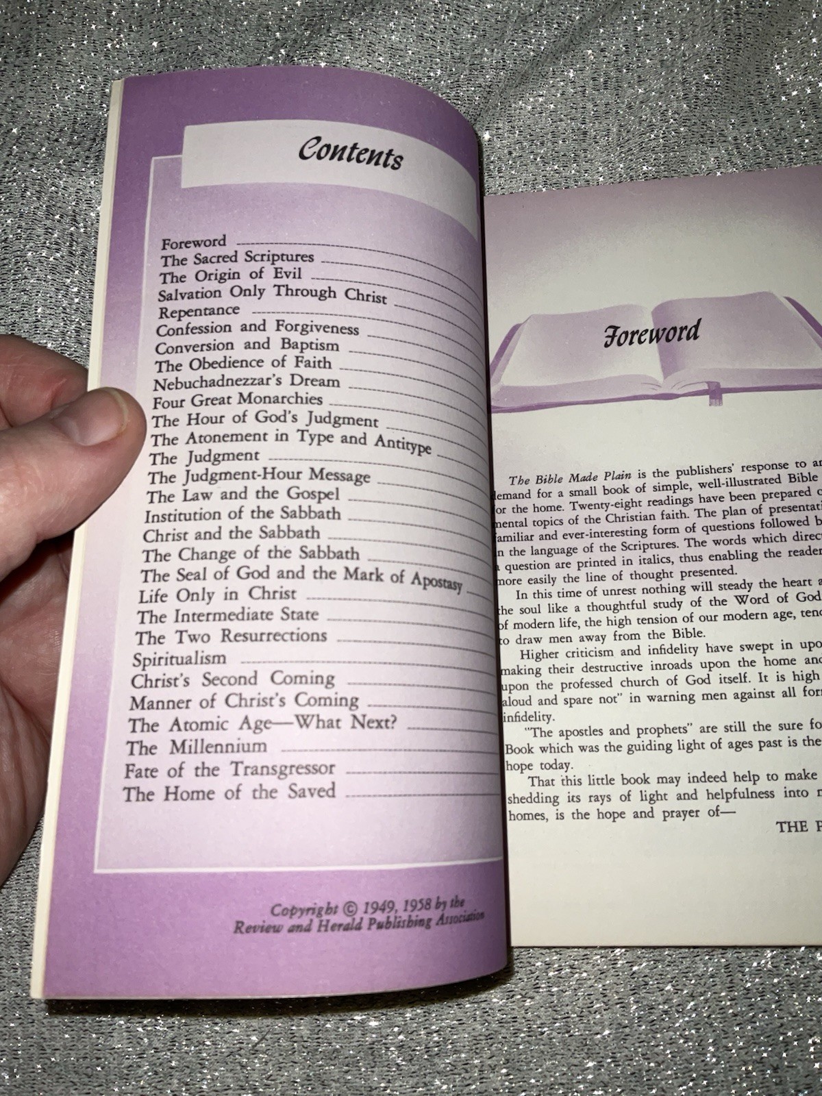 The Bible Made Plain Review and Herald Vintage Christian Faith See Pics