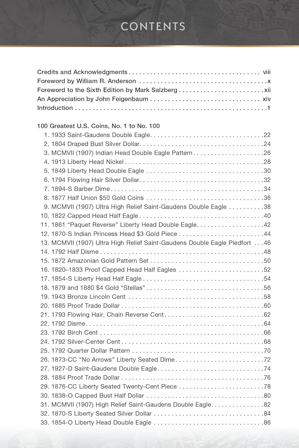 Jeff Garrett 100 Greatest United States Coins (Hardback) 100 Greatest