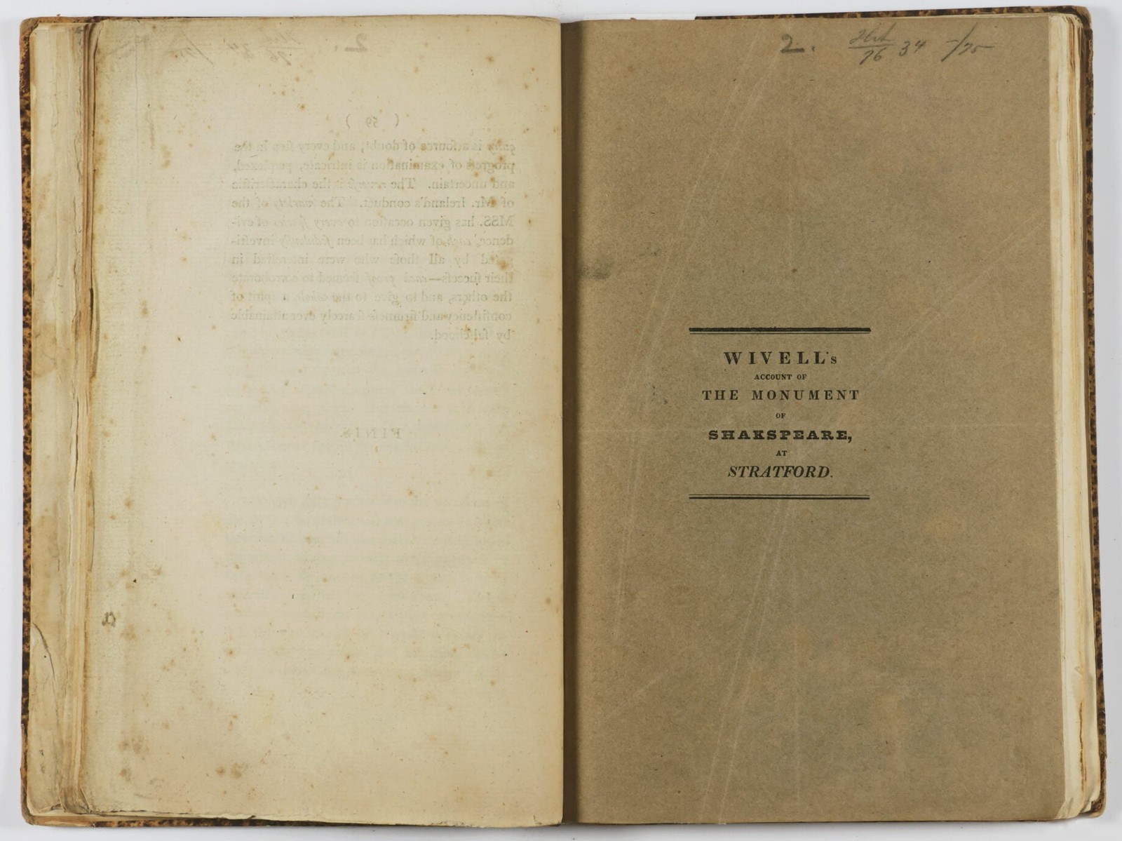 Matthew or John Wyatt / Comparative Review of the Opinions of Mr James Boaden