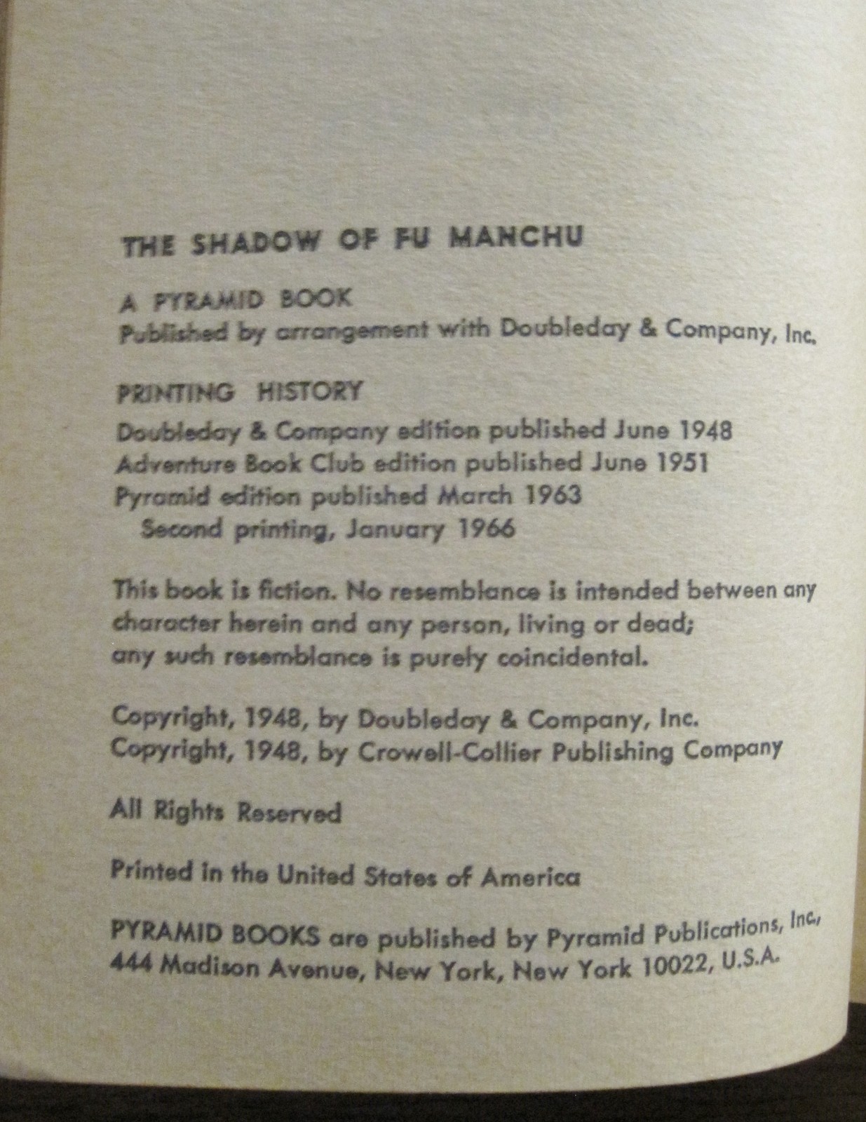 Vintage – Sax Rohmer FU MANCHU – 9 Pyramid Paperback Book Lot – Pulp Thrillers