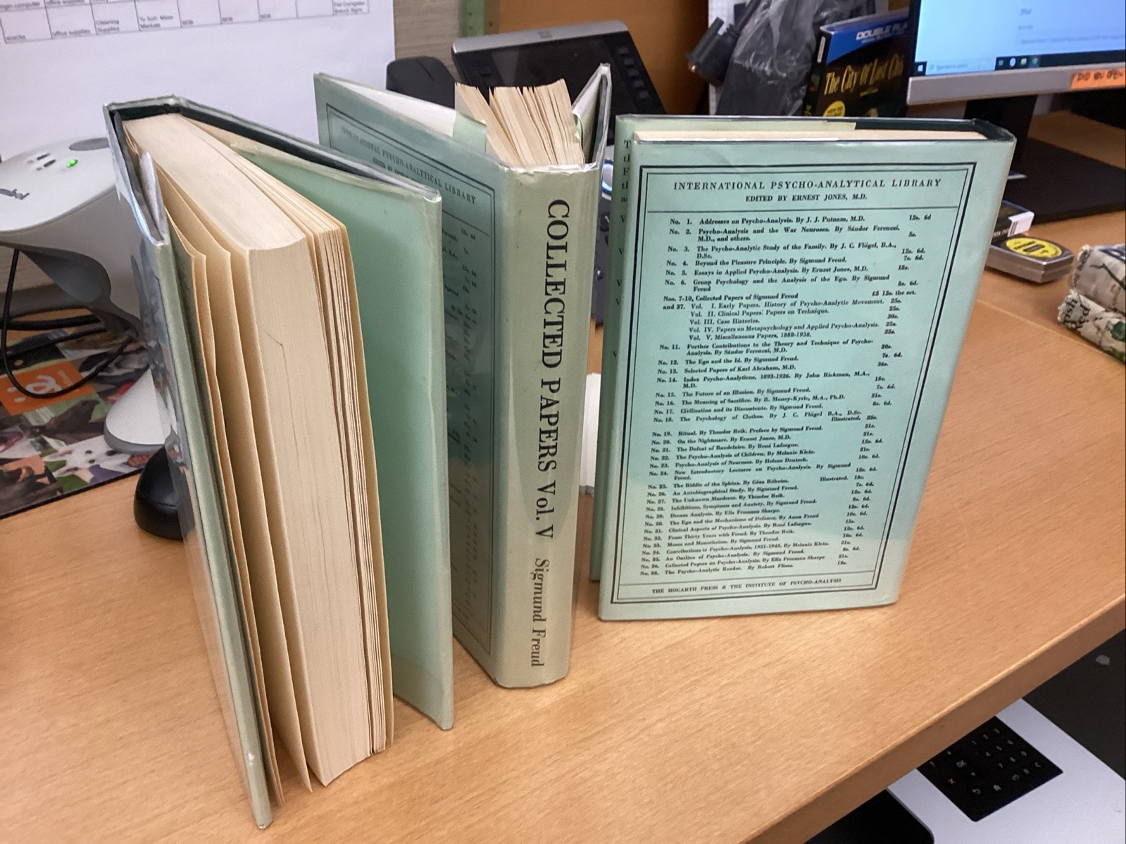 Sigmund Freud / Collected Papers, Volumes I,2 &4,5 1950 Hogarth Press