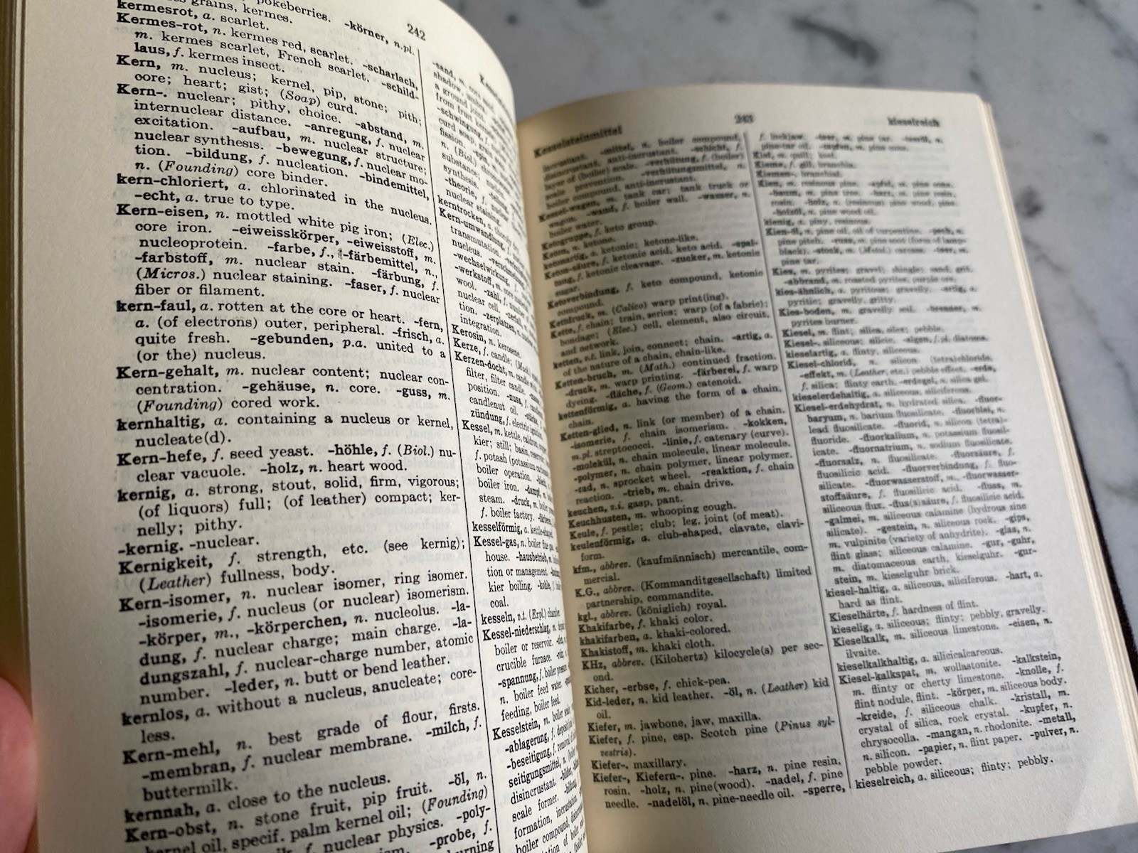 Vintage Book: A German English Dictionary for Chemists Patterson 1965 Wiley