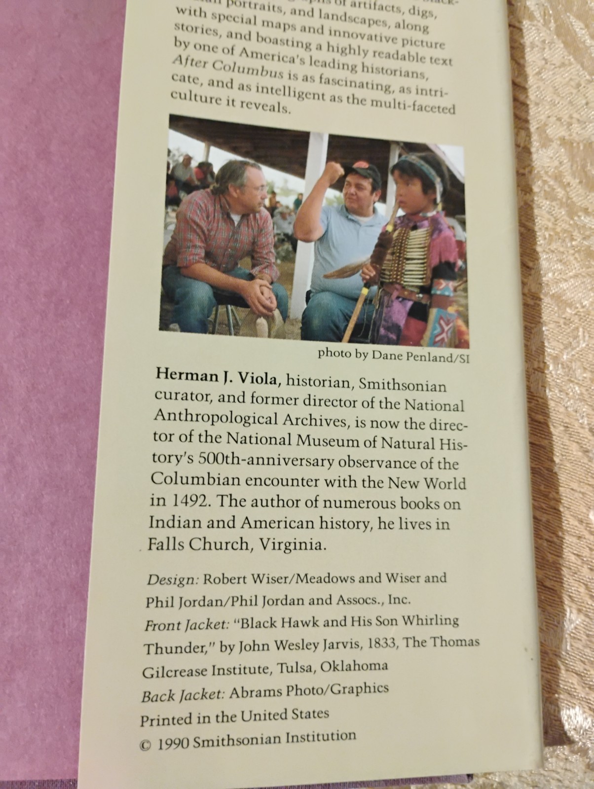 After Columbus, Smithsonian North American Indians by Herman Viola ~ 1990 HC