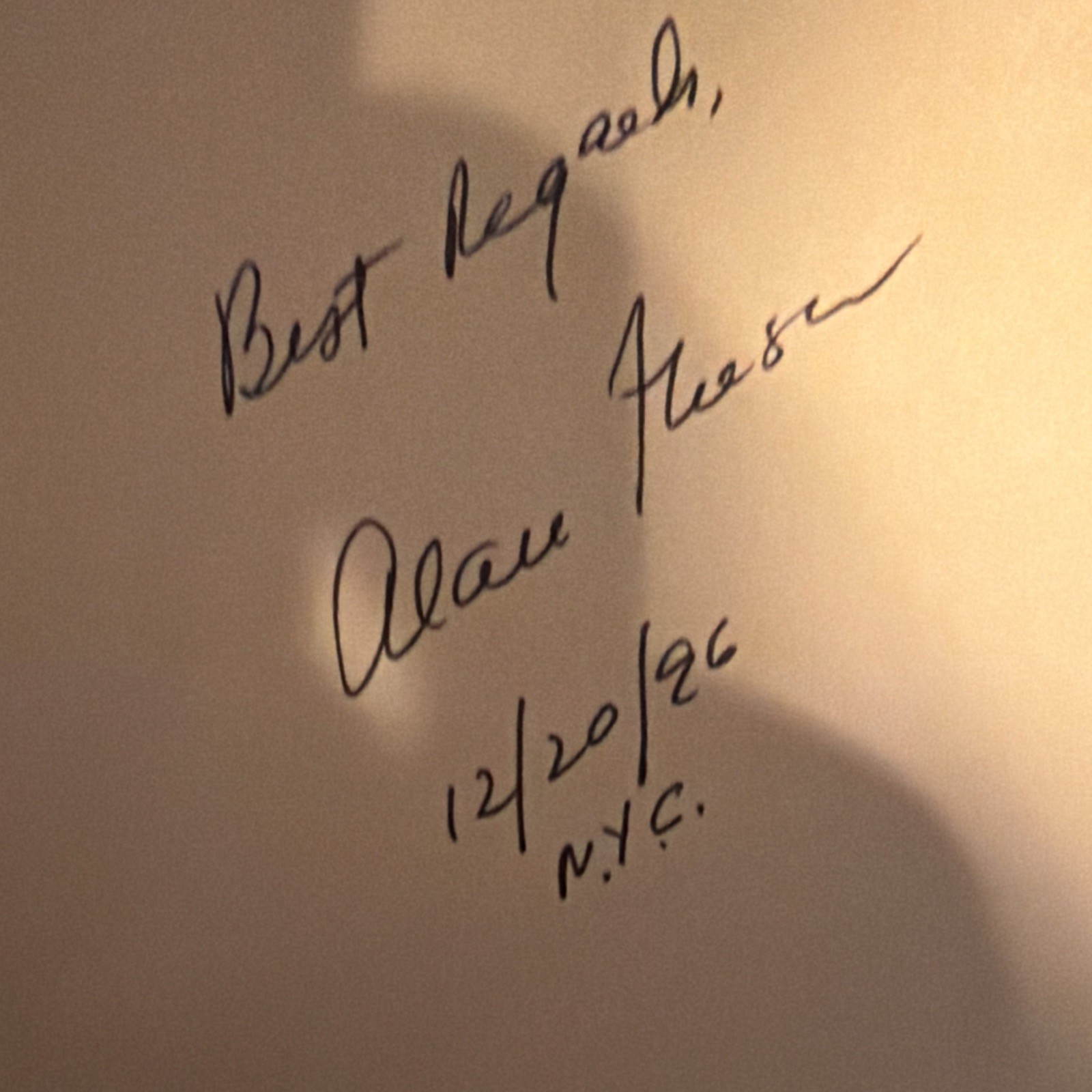 Style and the Man Book by Alan Flusser Autographed Inscribed Hardcover RARE