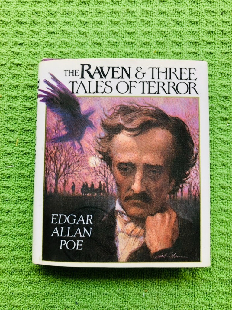 RAVEN & THREE TALES OF TERROR Edgar Allan Poe Running Press 1989 Cloth Miniature