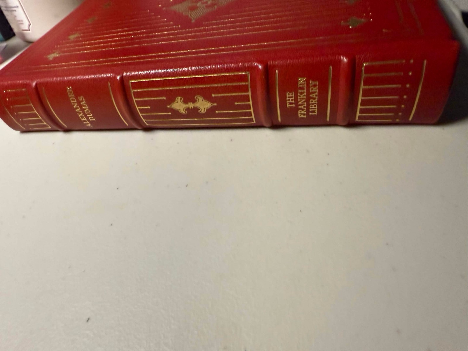 Alexandre Dumas Stories Franklin Library 1979 Limited Edition Red Gilt Leather
