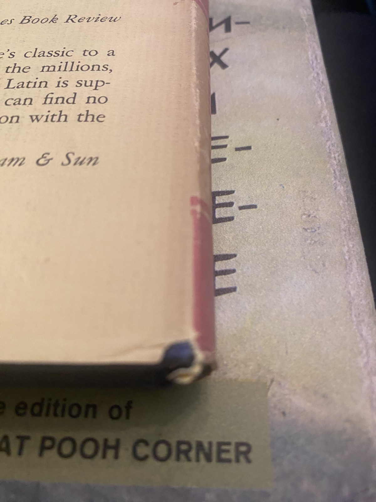 WINNIE ILLE PU (Winnie the Pooh) 1960-61 – Latin Version HCDJ 1st Edition