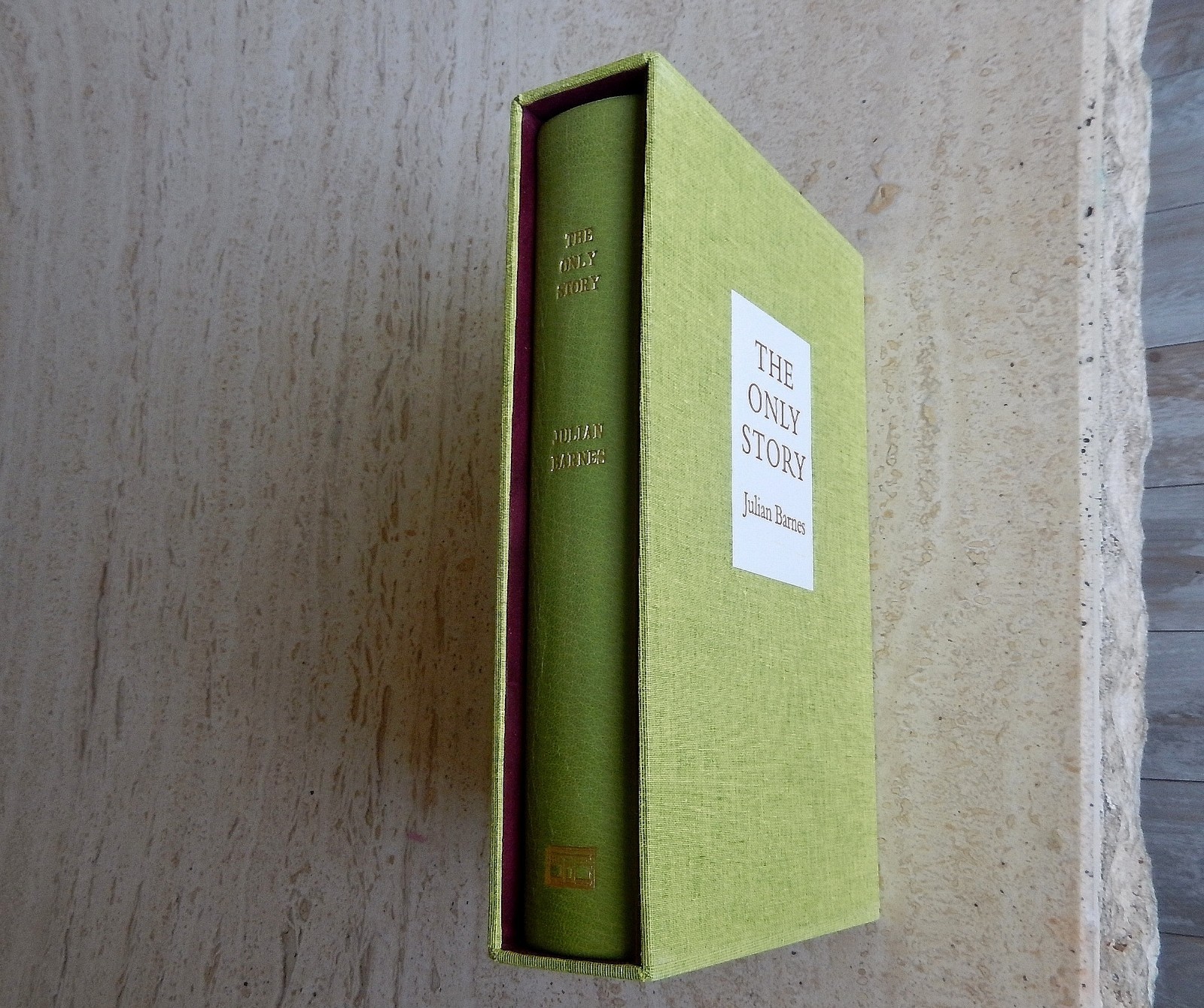 SIGNED LEATHER The Only Story Julian Barnes LRB LTD 49/75 Slipcase Draft Booker