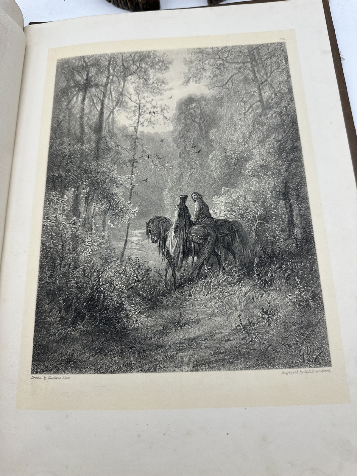Königsidyllen Tennyson Gustave Doré Illus 1882 Folio HC (N218)