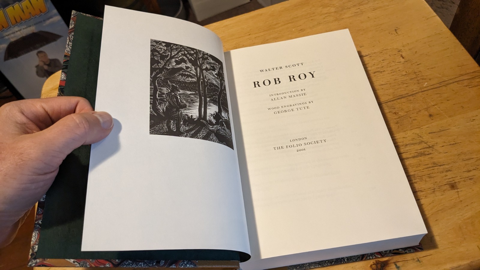 Folio Society Walter Scott Rob Roy 2001 Hardcover Slip Case Illustrated