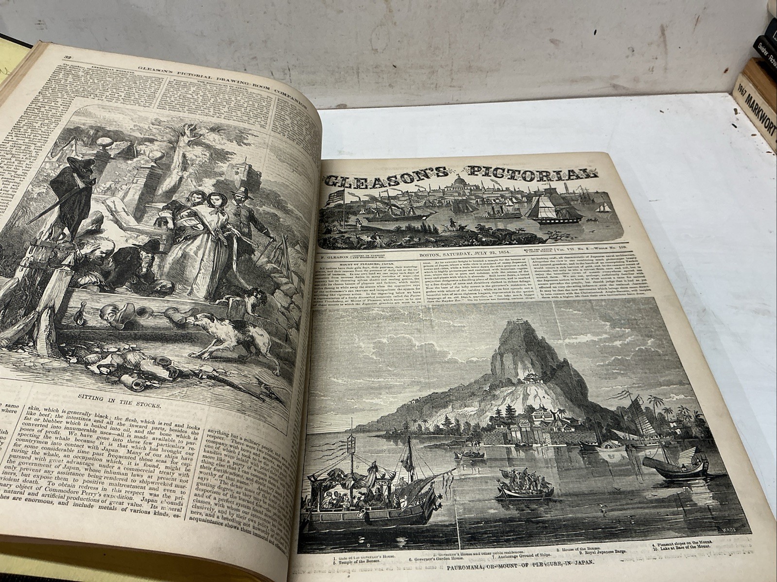 1854 Vol VII July-Dec Gleason’s Pictorial Drawing Room Companion