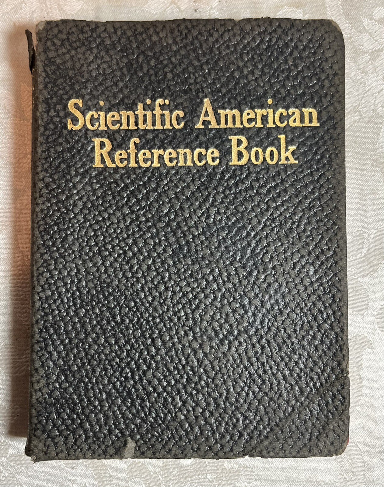 Scientific American Reference Book by Hopkins, Albert A Antique Book. VG/Leather