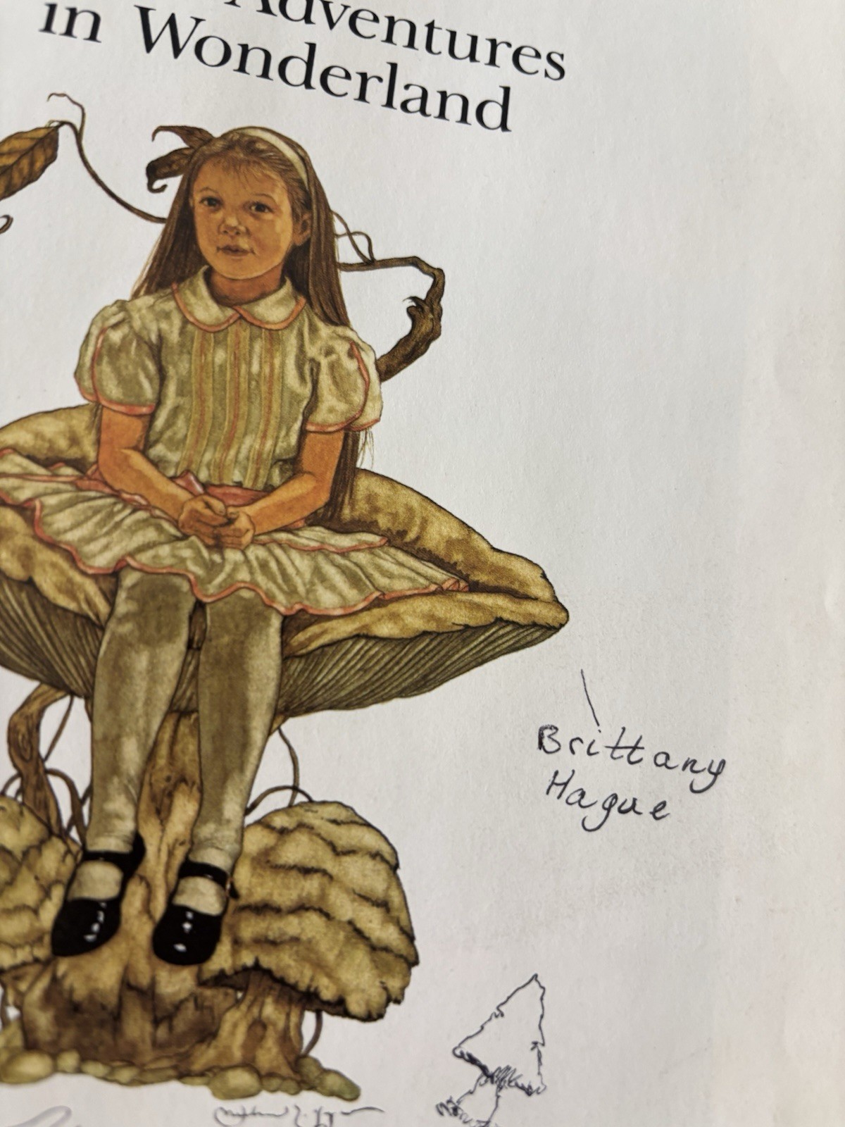 Signed first edition of Alice’s Adventures in Wonderland ill. by Michael Hague.