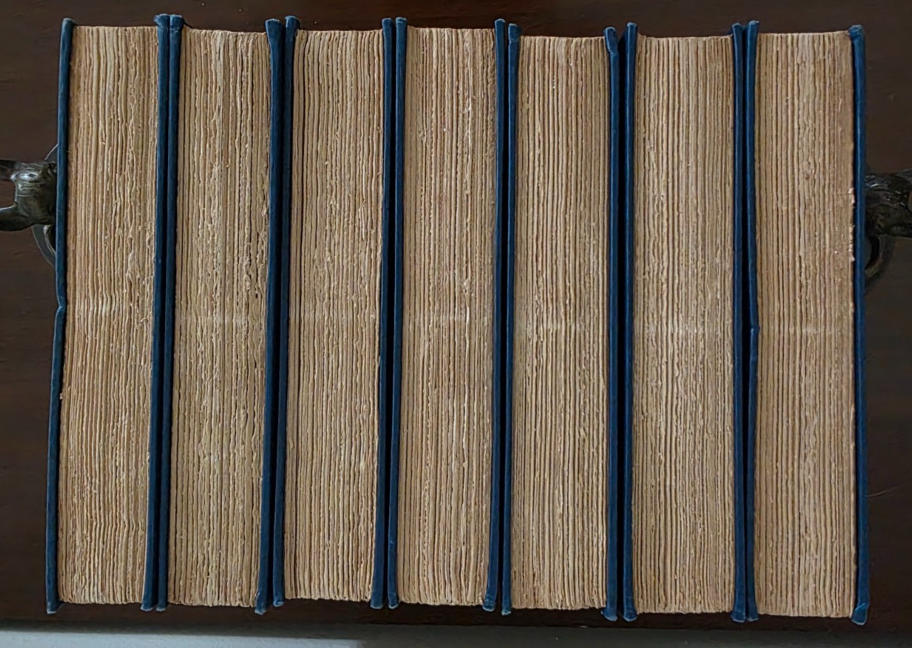 1899 Brontë 7 Volume Set Thornfield Edition Harper Illustrated Antique Gilt
