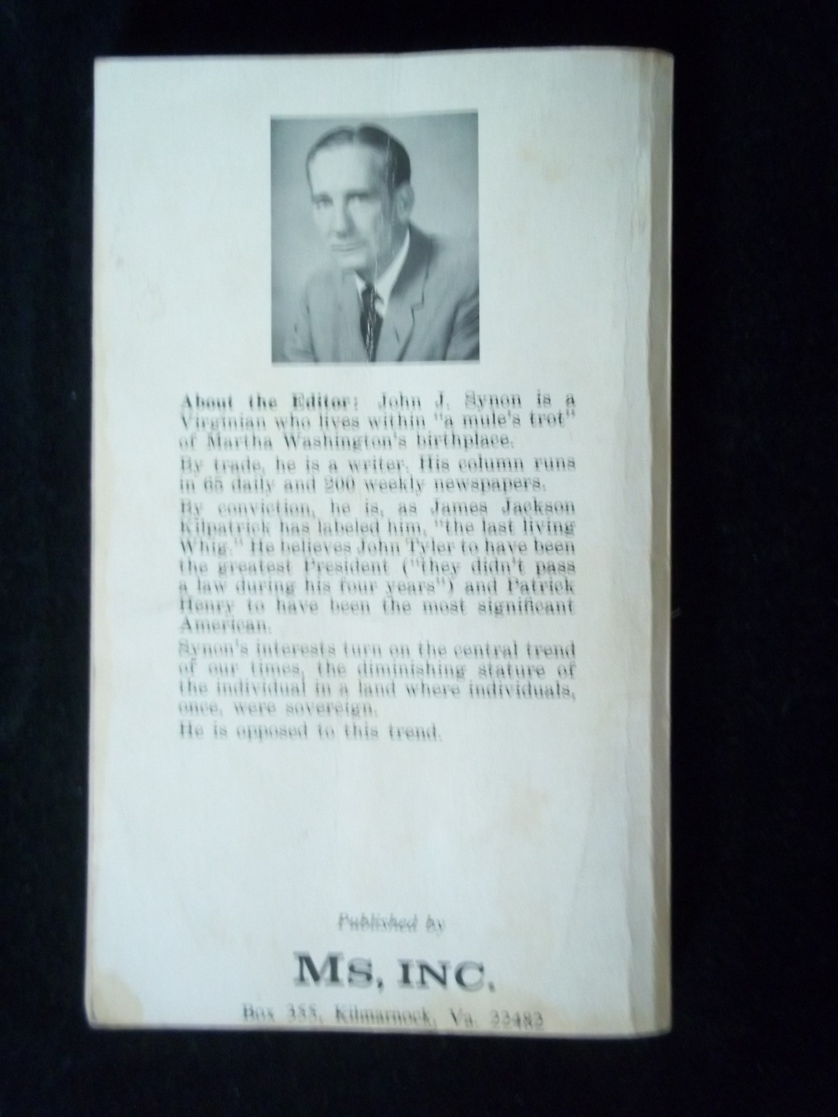 George Wallace: Profile of a Presidential Candidate (1968 paperback)