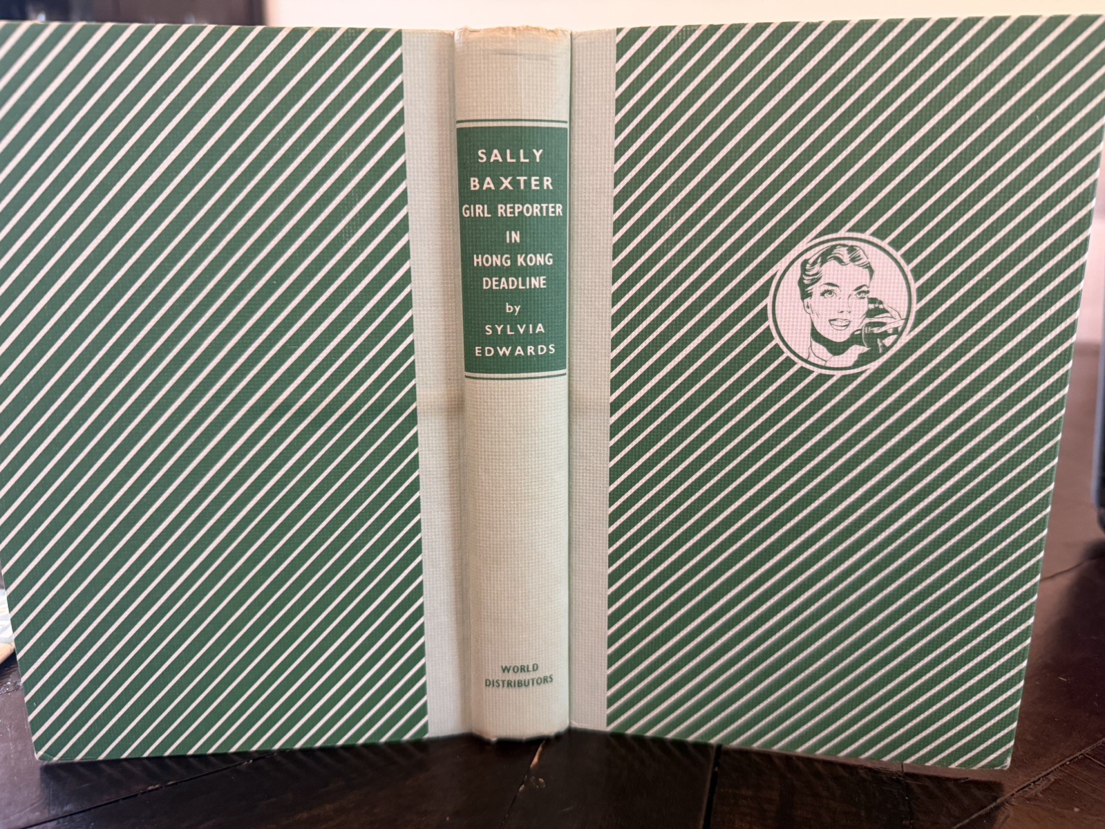 Sally Baxter, Girl Reporter #10 Hong Kong Deadline 1960 DJ Good RARE UK HC
