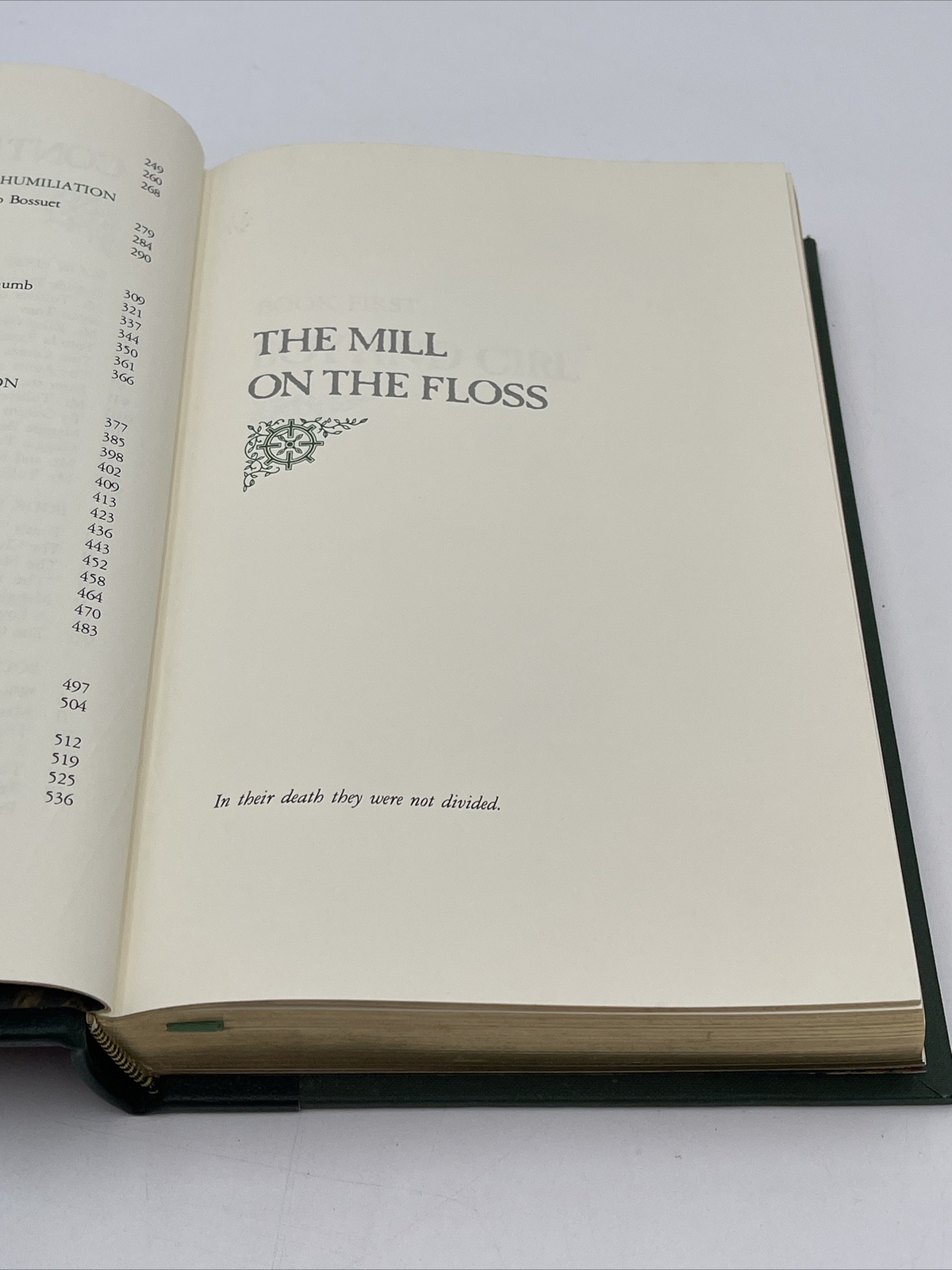 The Mill on The Floss George Eliot 1981 Hardcover Franklin Library EUC
