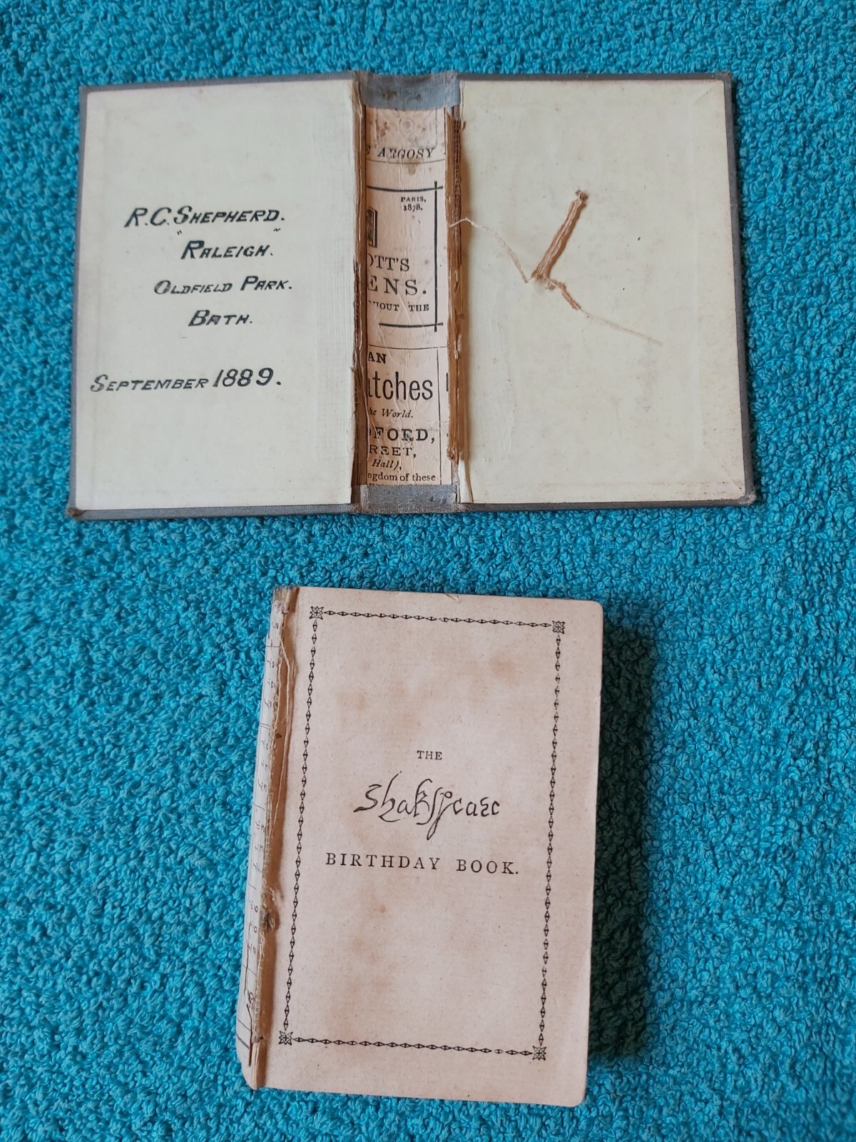 The Shakspeare, Shakespeare Birthday Book, Frederick Warne, hardback with DJ
