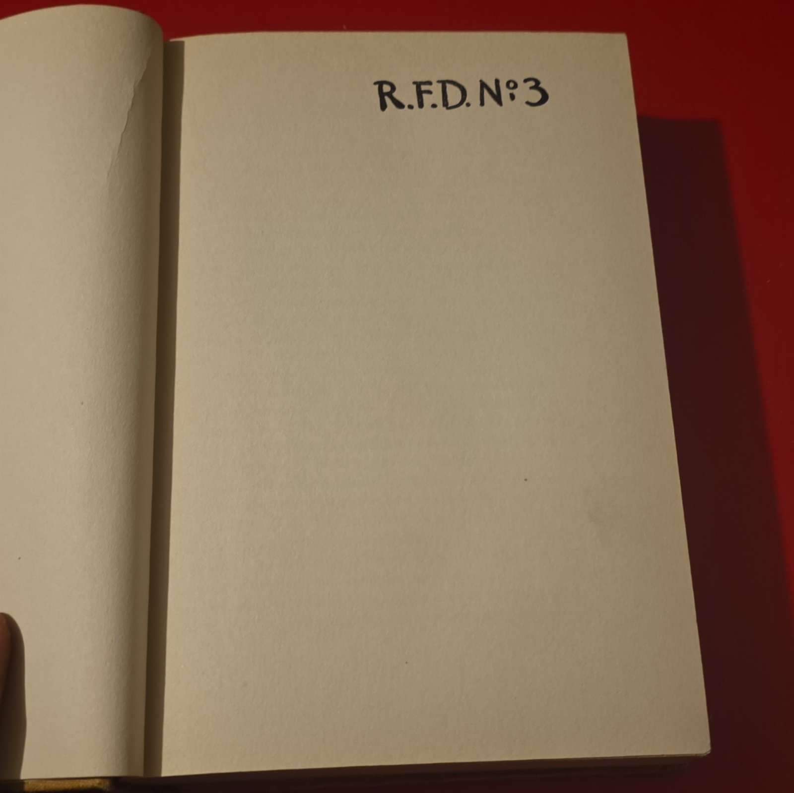 1924 R.F.D. No. 3 Homer Croy First Edition Harper & Brothers Antique Book HC