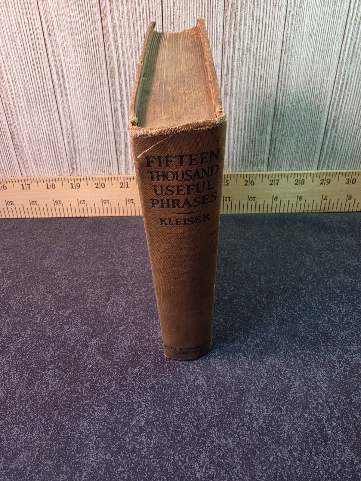 VTG 1917 Book “Fifteen Thousand Useful Phrases “by Greenville Kleiser 16th Edit.