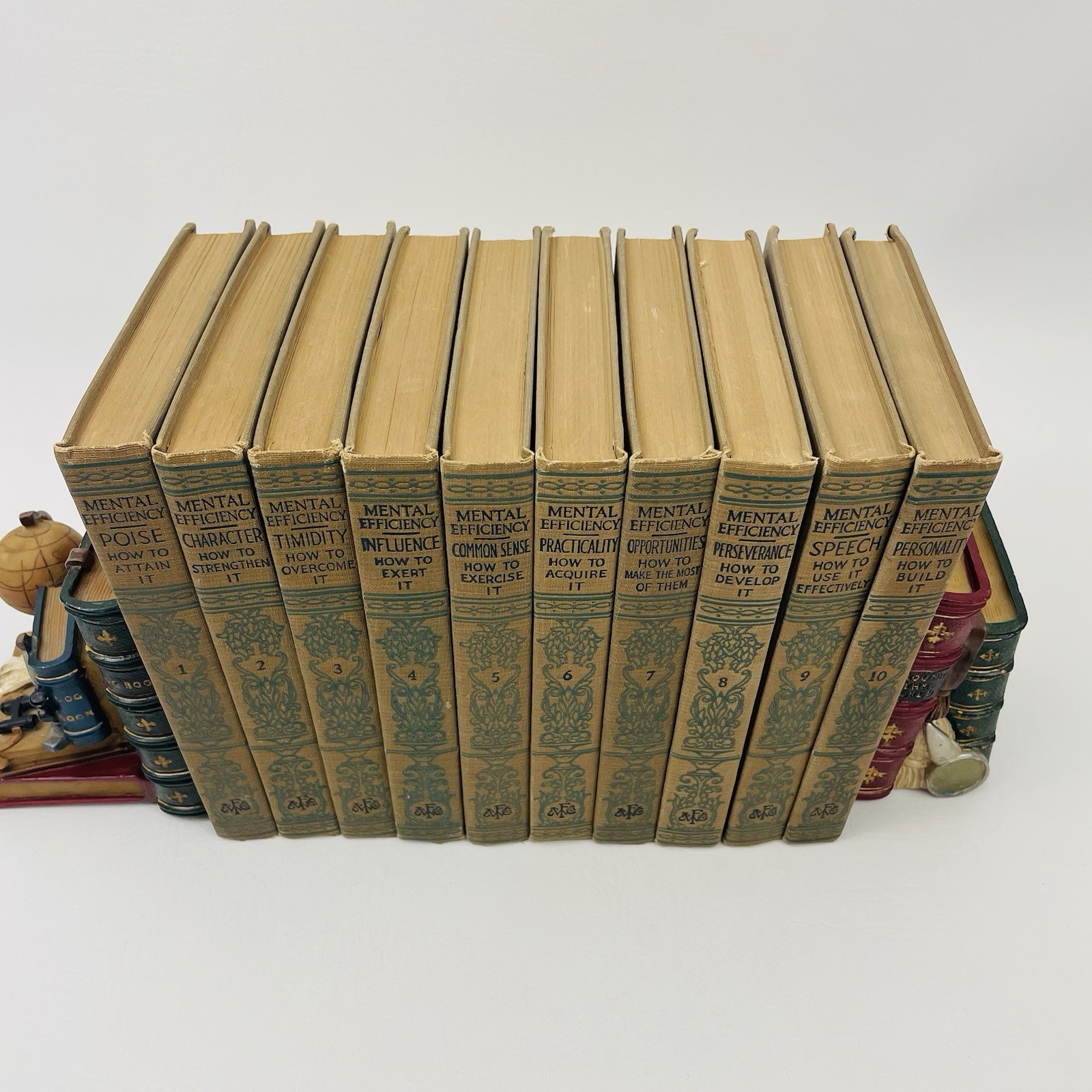 Complete Set of 10 The Mental Efficiency Series 1915 Funk & Wagnalls