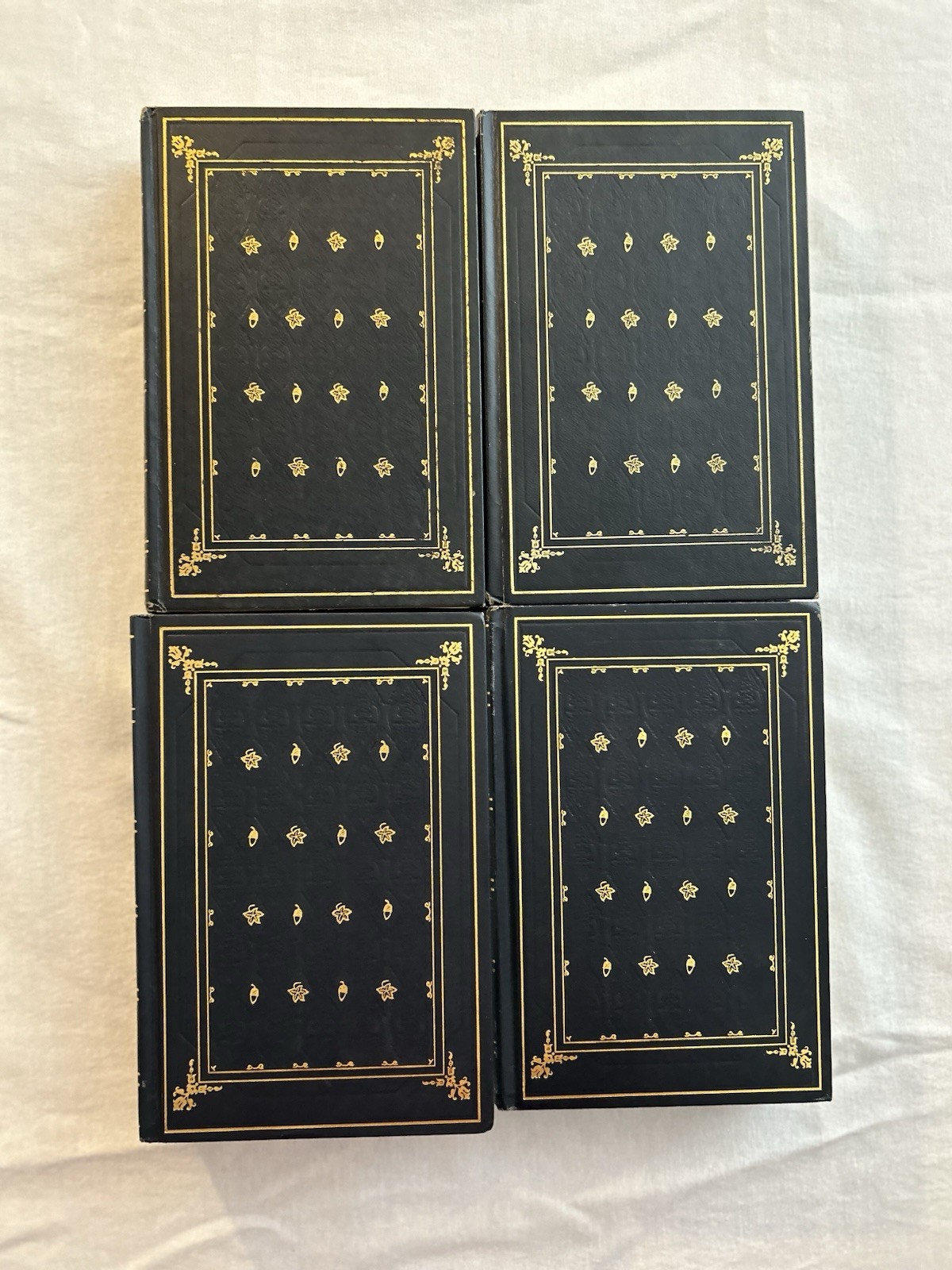 Lot of Four The International Collector’s Library Books with Decorative Bindings