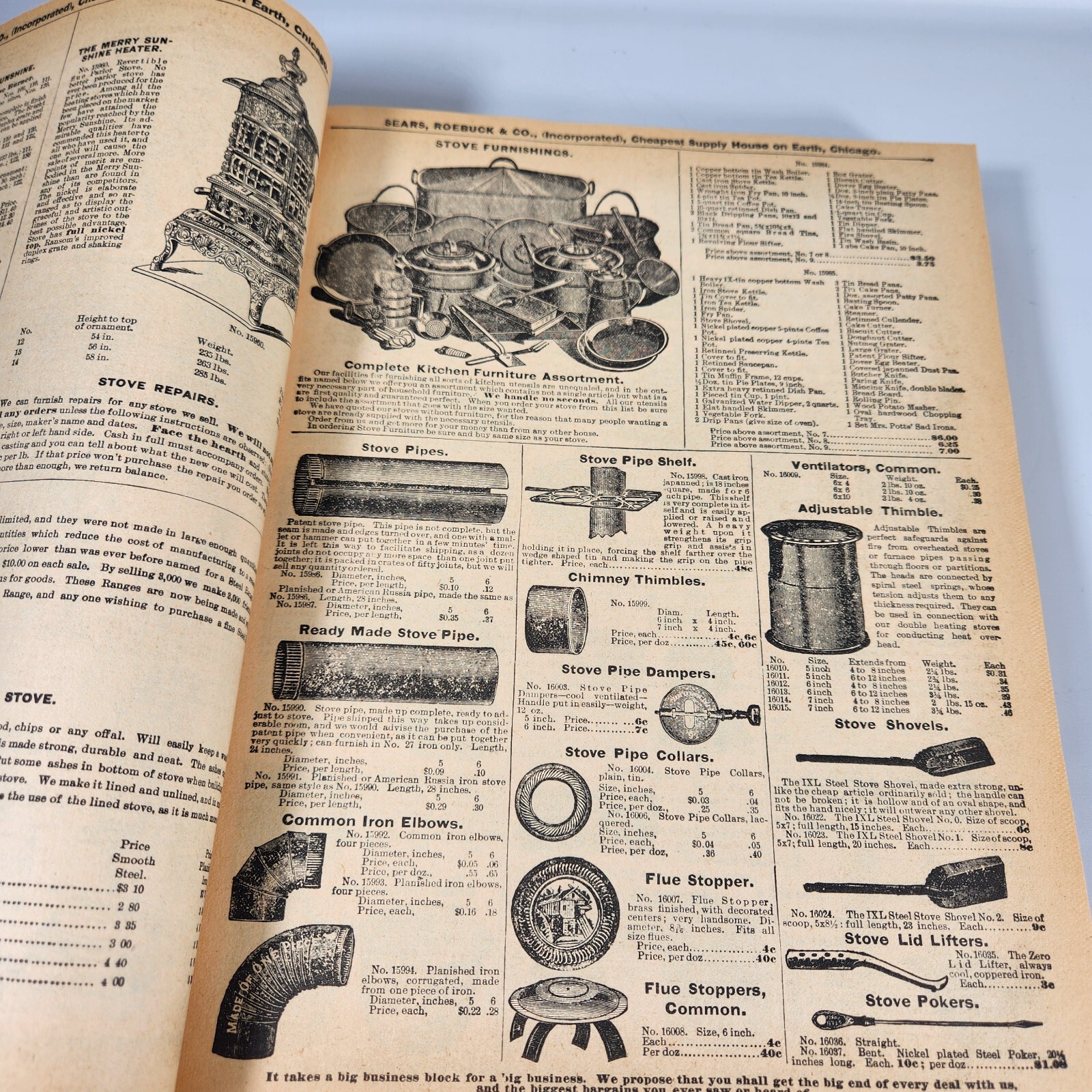 1897 Sears Roebuck Catalogue Consumers Guide Soft Cover Book Reprint 1976