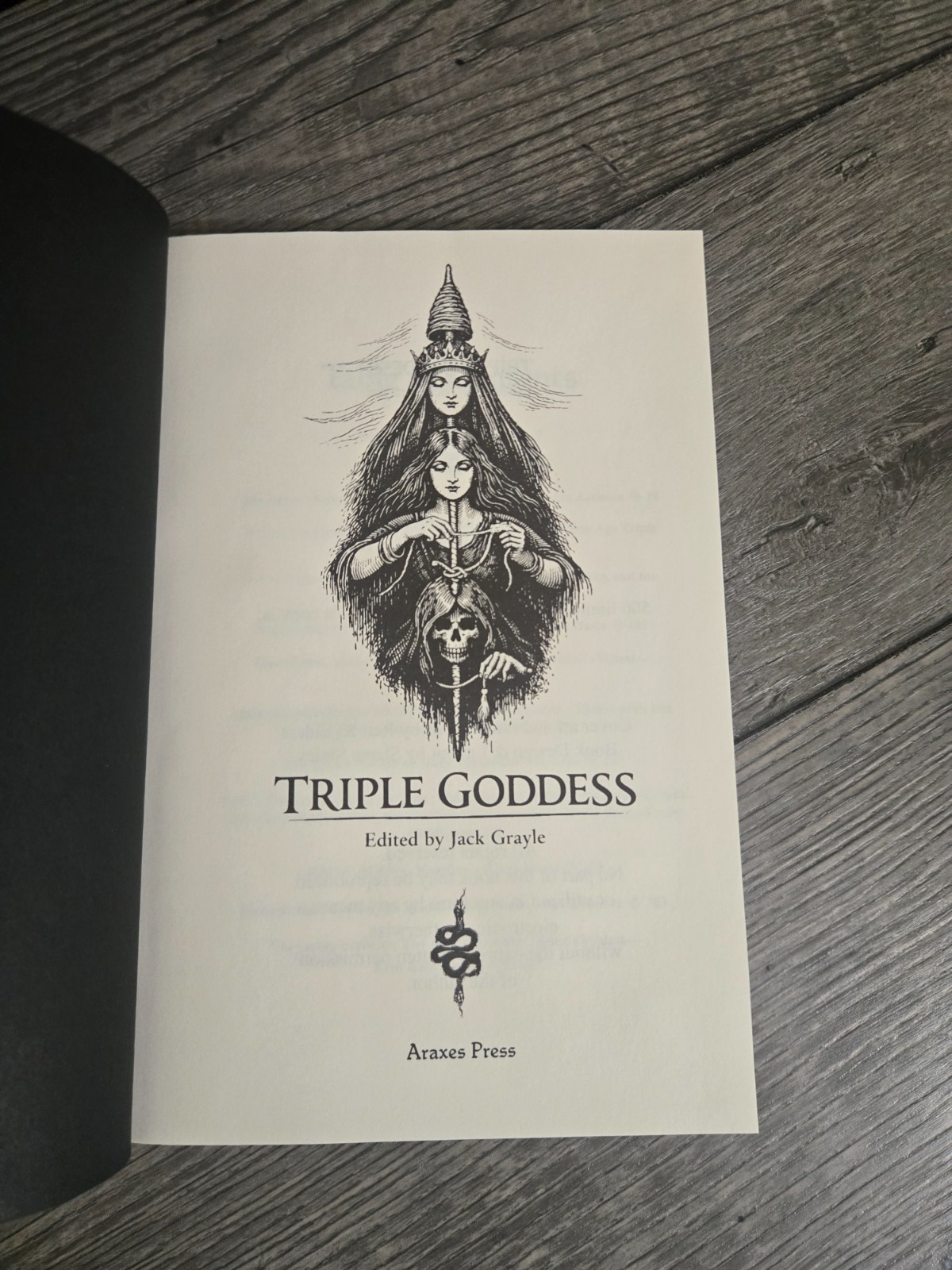 Triple Goddess Jack Grayle SIGNED Araxes Press Ltd Edition Hekate Occult Rare