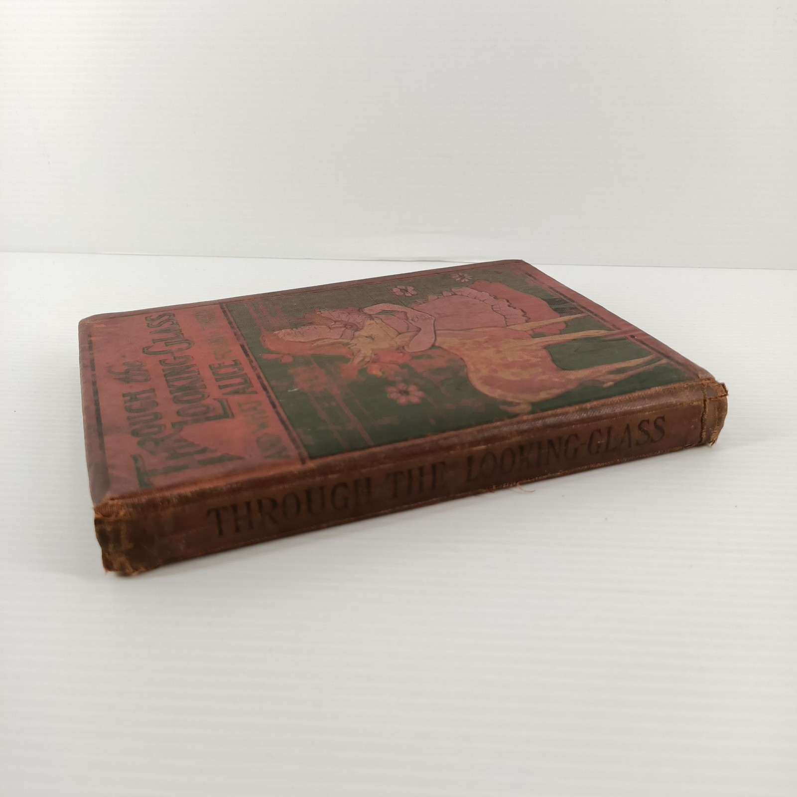 Lewis Carroll Through The Looking-Glass c1899 Inscribed Illustrated Plates Book