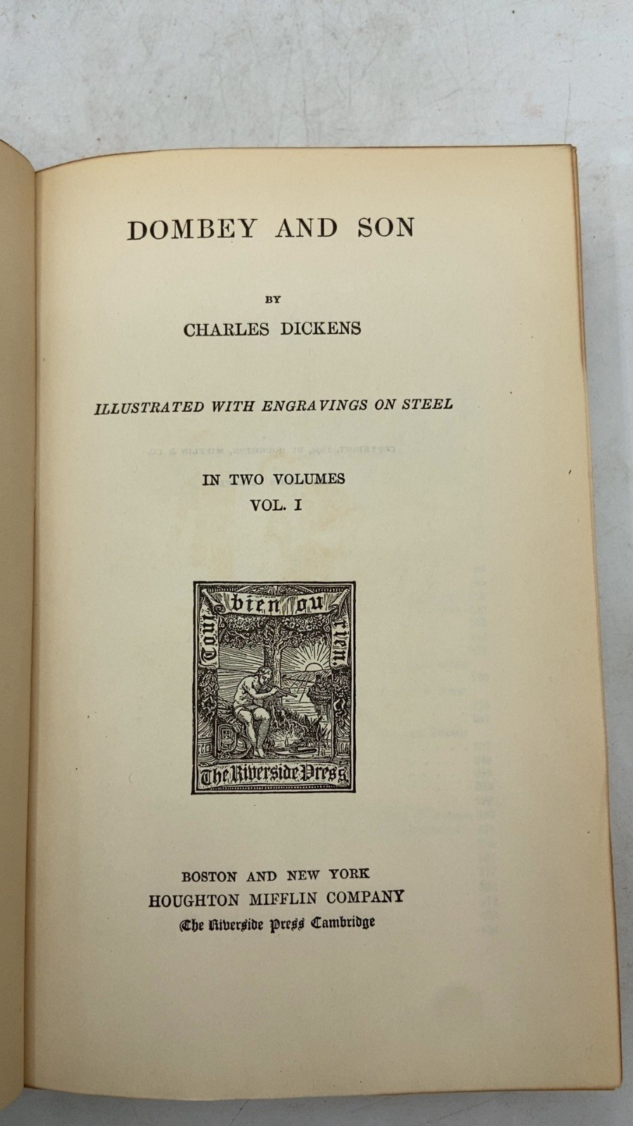 Dombey and Son Charles Dickens Hardcover 1894