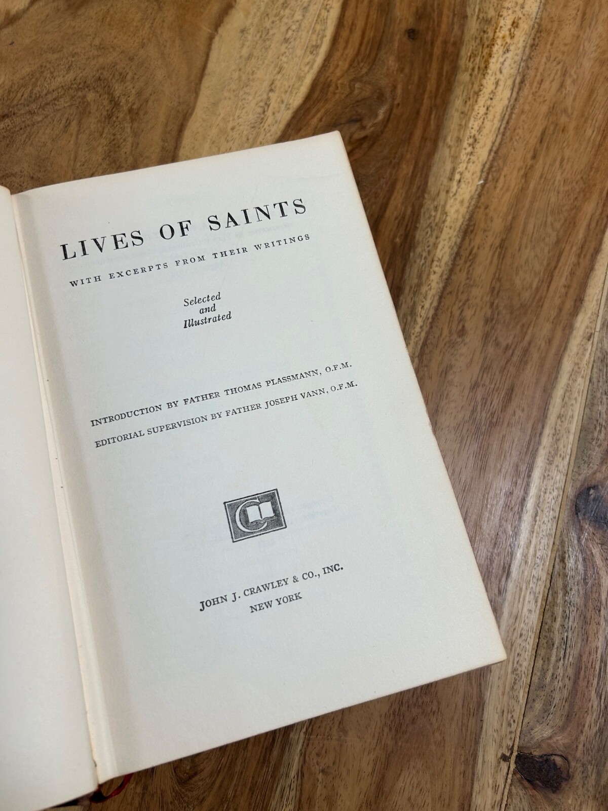 Vintage 1954 New York The Lives w Excerpts from their Writings Hardcover