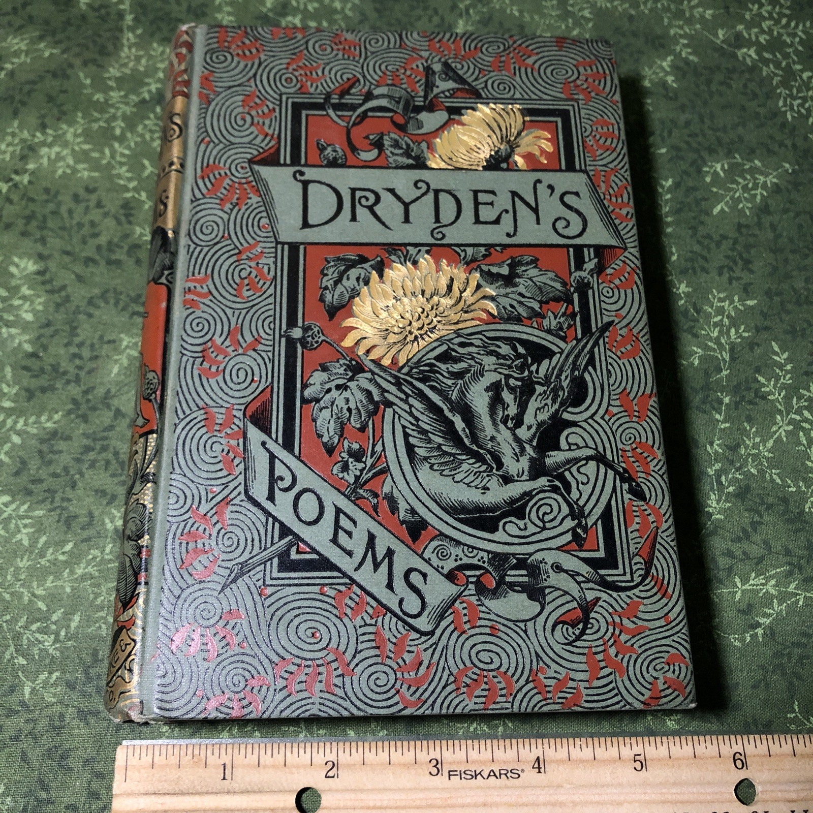 Dryden’s Poems c1880 GORGEOUS gilt John Poetical Belford Clarke Victorian Exc.