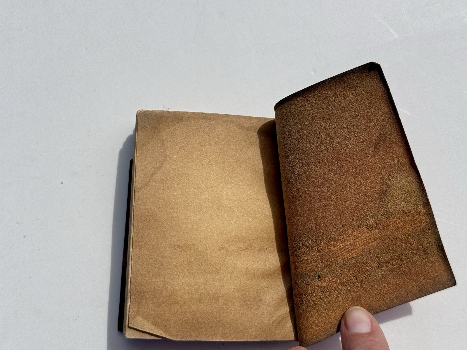 Little Leather Library LEWIS CARROLL – THROUGH THE LOOKING GLASS Antique Book