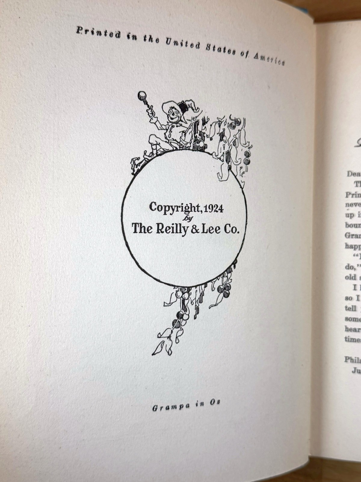 Grampa In Oz c. 1924 – Ruth Plumly Thompson – Wizard of Oz – L. Frank Baum