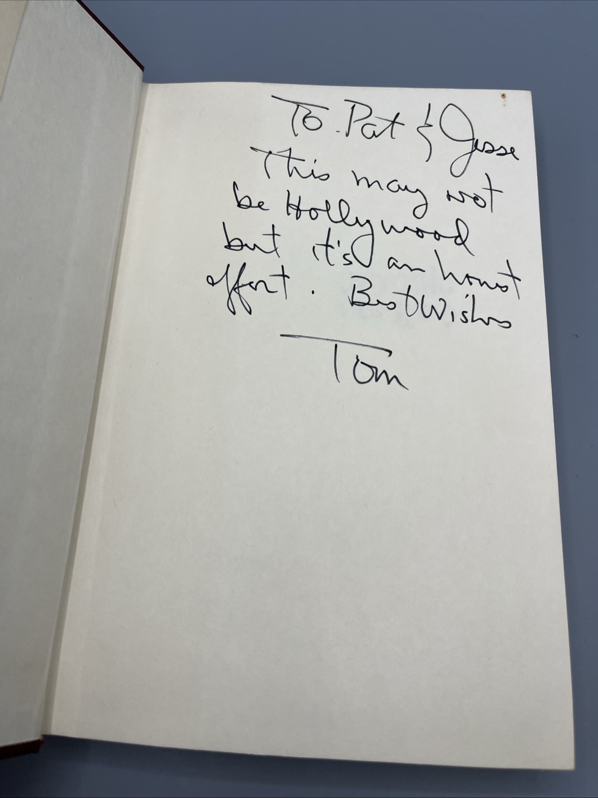 1973 “Psychic Surgery” by Tom Valentine Inscribed 1st Edition Dust Jacket