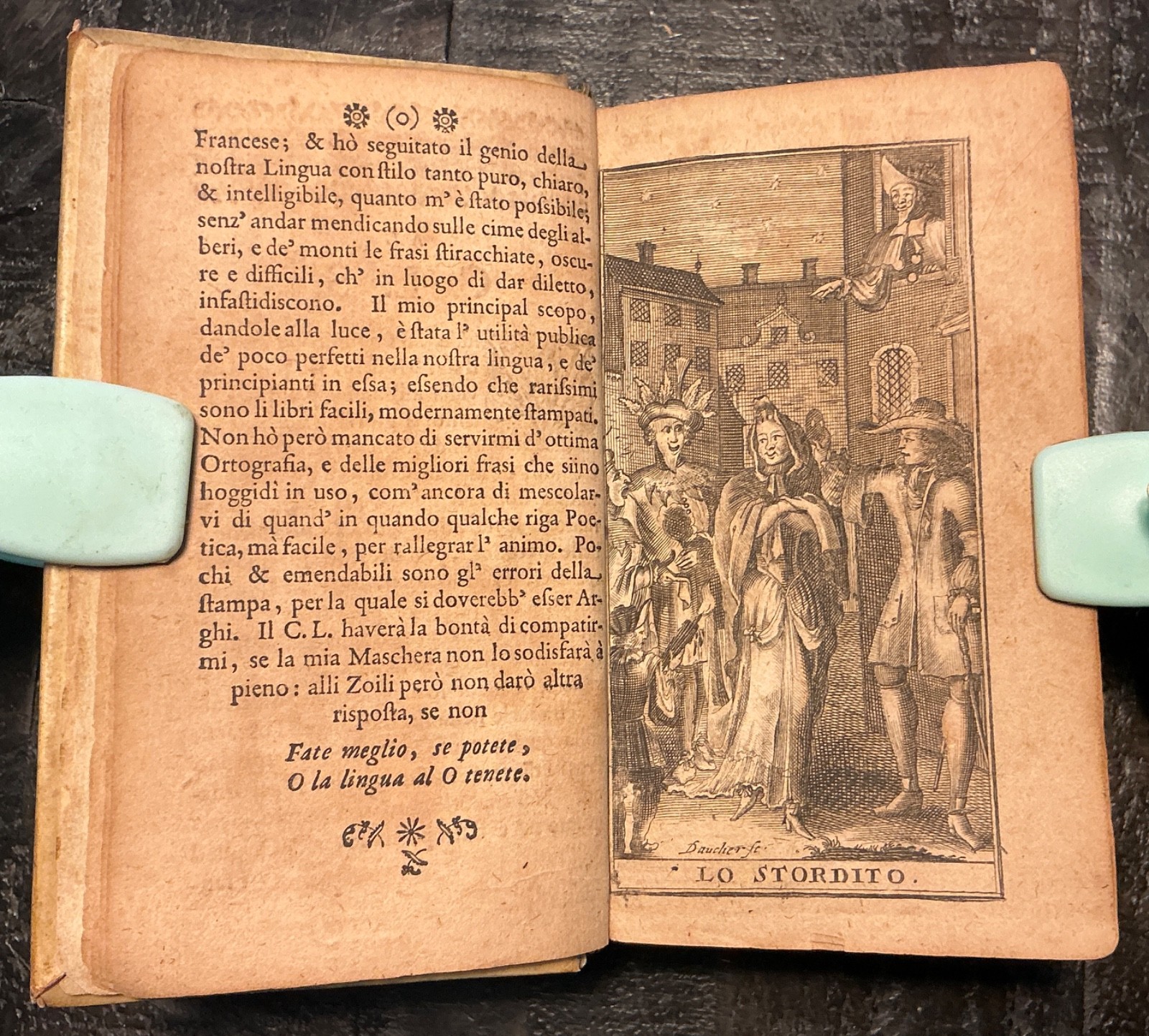 1698 First Edition, Le Opere di G.B.P. di Moliere, Vol I of IV.