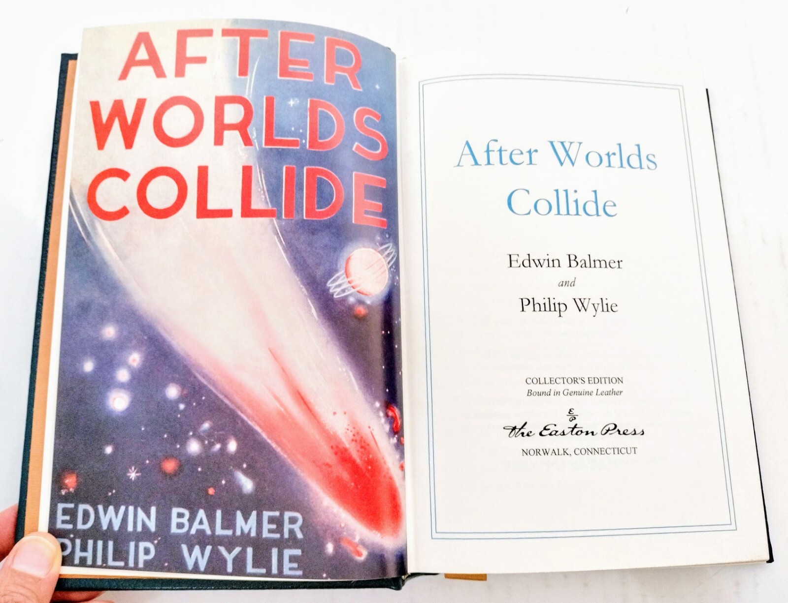 After Worlds Collide Easton Press 2008 Collectors Edition Full Leather VG Cond