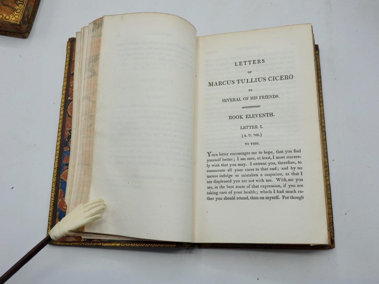 1808 THE LETTERS of MARCUS TULLIUS CICERO 5 Vol. Complete Full Leather