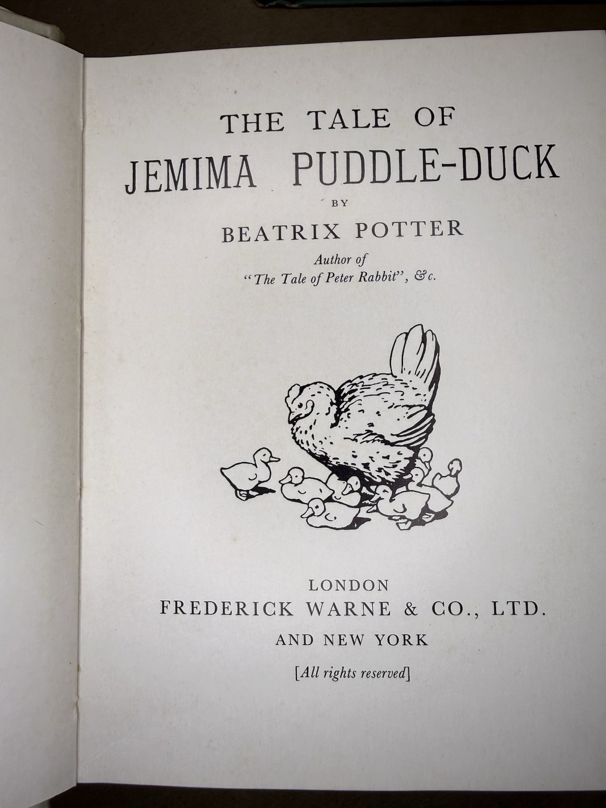 Lot of 7 Beatrix Potter vintage children’s books by Frederick Warne & Co.