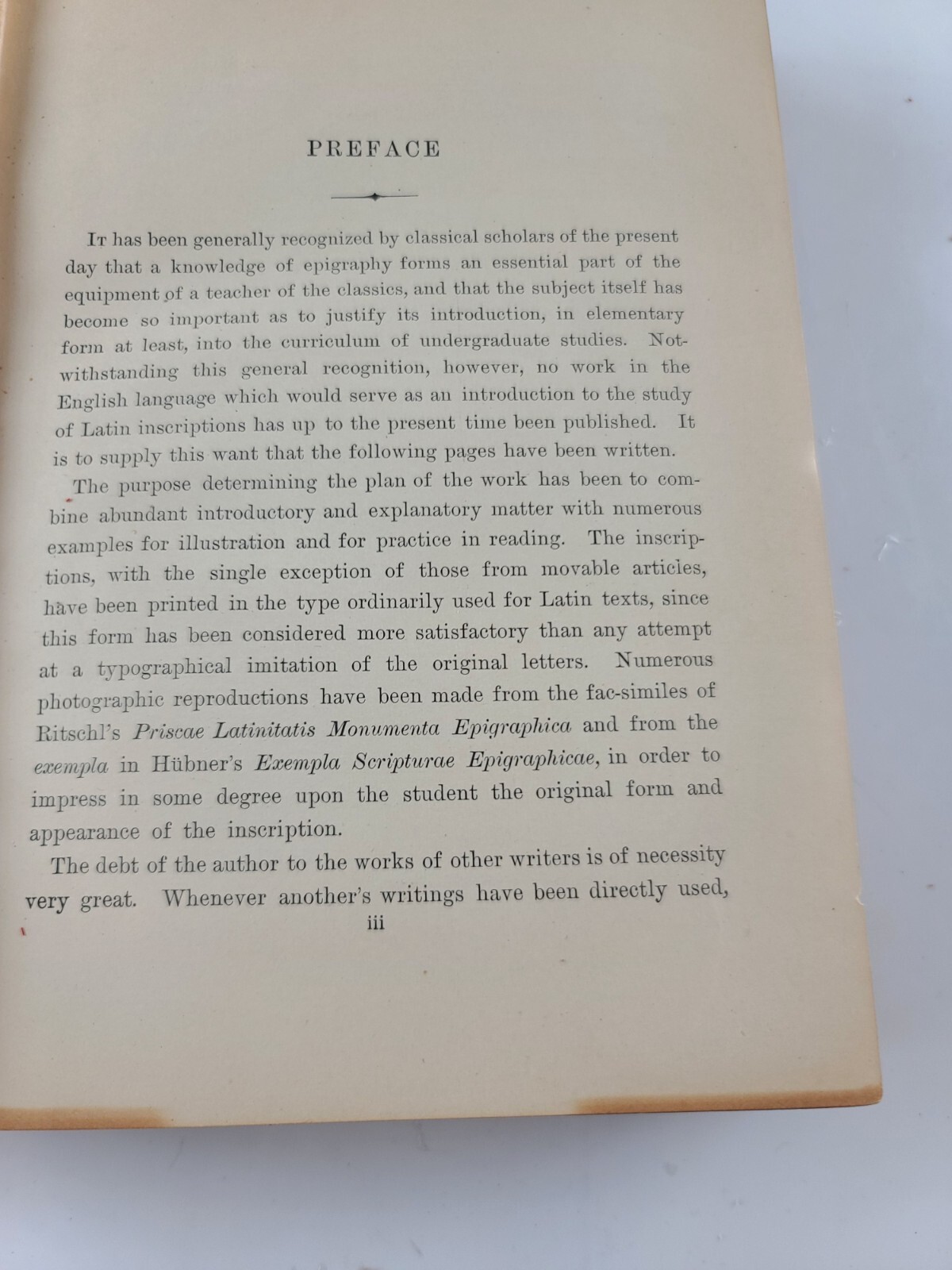 Introduction to the Study of Latin Inscriptions By J. C. Egbert 1896