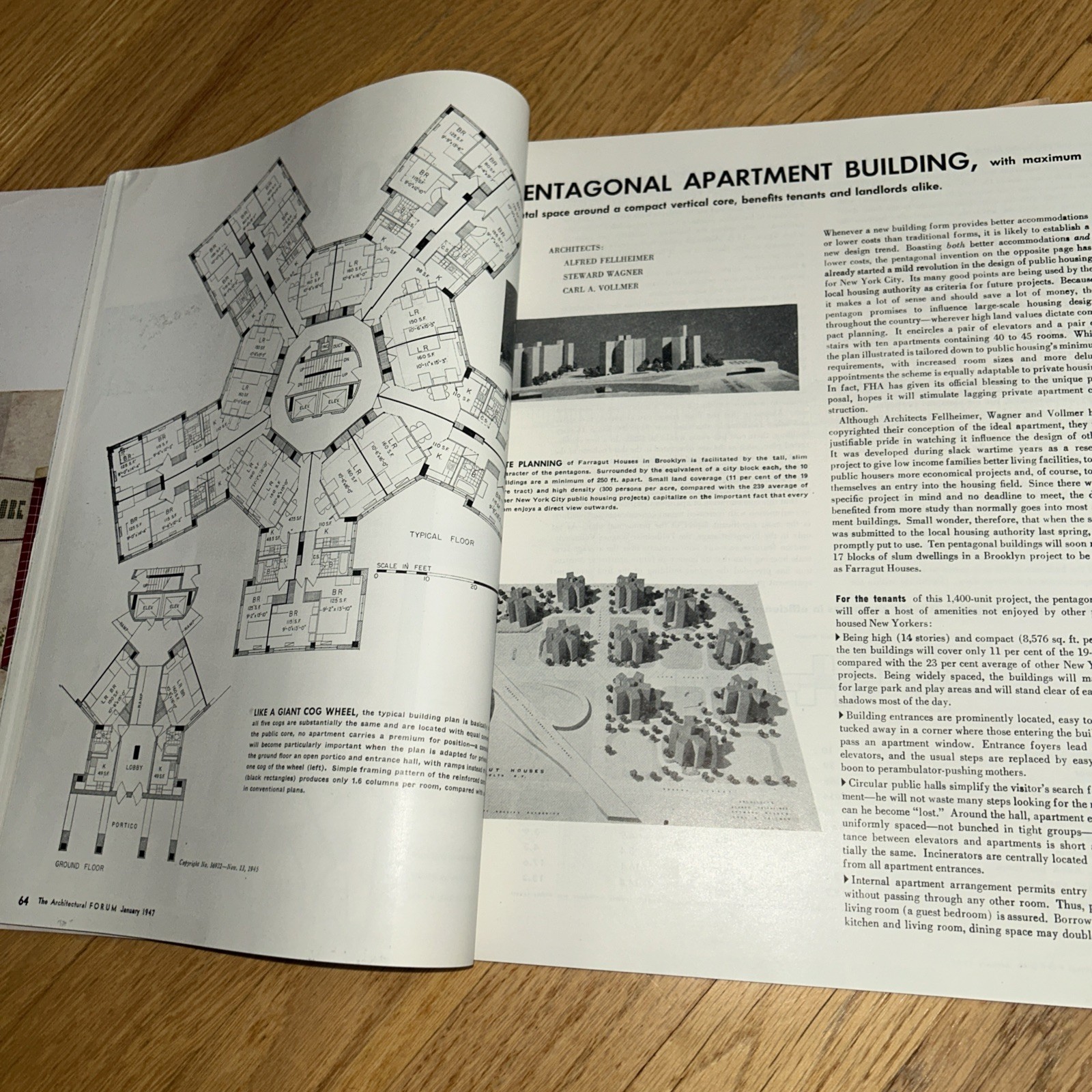 Jan 1947 ARCHITECTURAL FORUM Magazine CHAUTAUQUA County UNITED NATIONS BLDG
