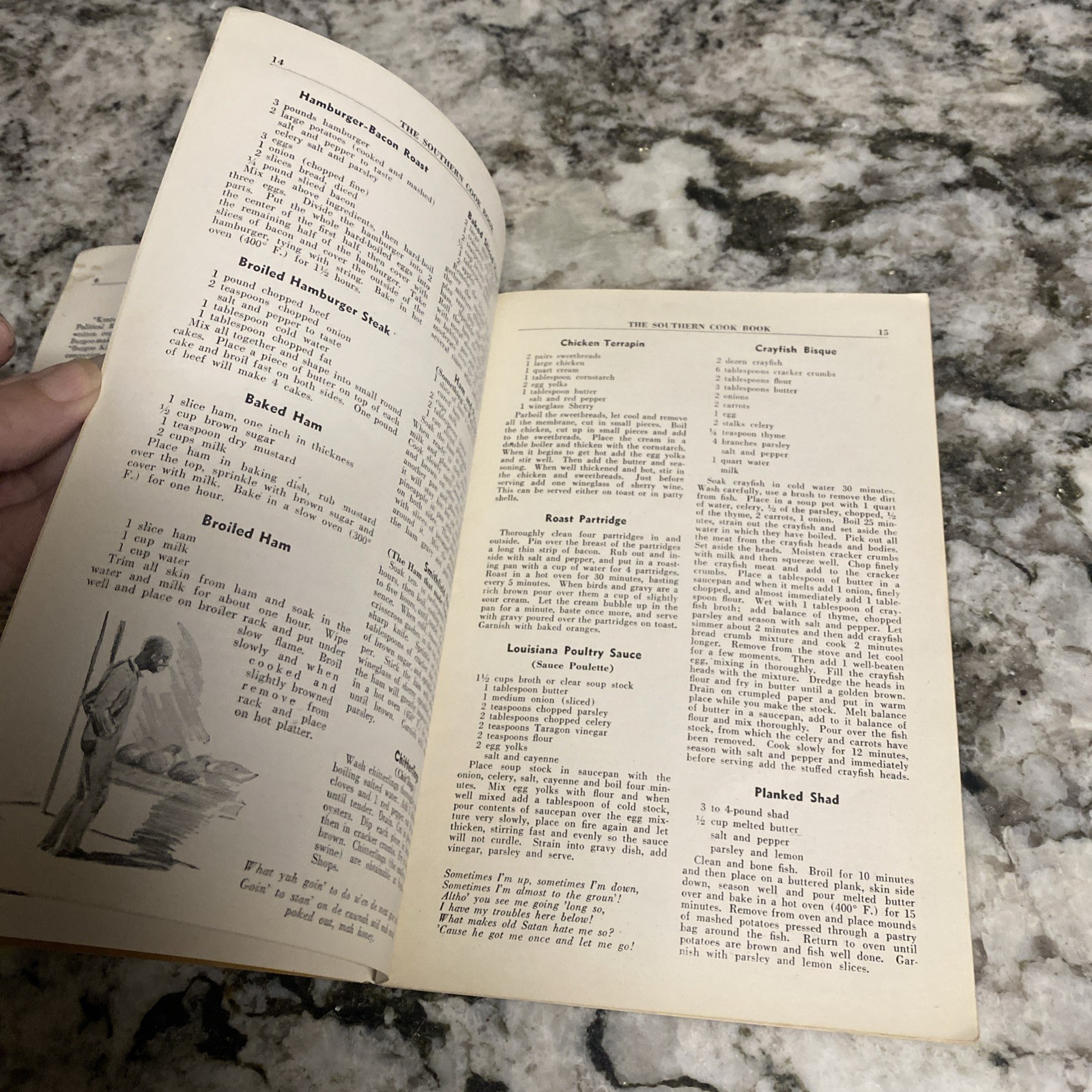 1935 Southern Cook Book Fine Old Dixie Recipes Culinary Arts Press Cookbook