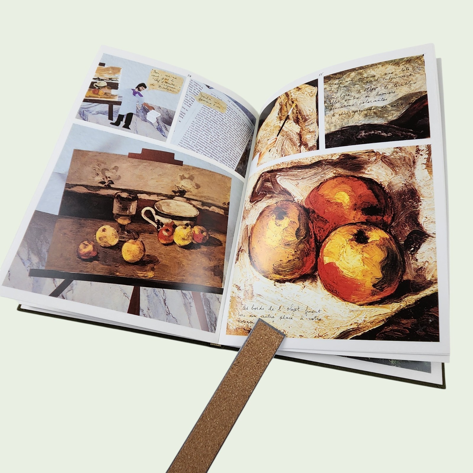 Cezanne Life & Art Book 1988 HC w/ Slipcase • Illustrated • French Text • VTG