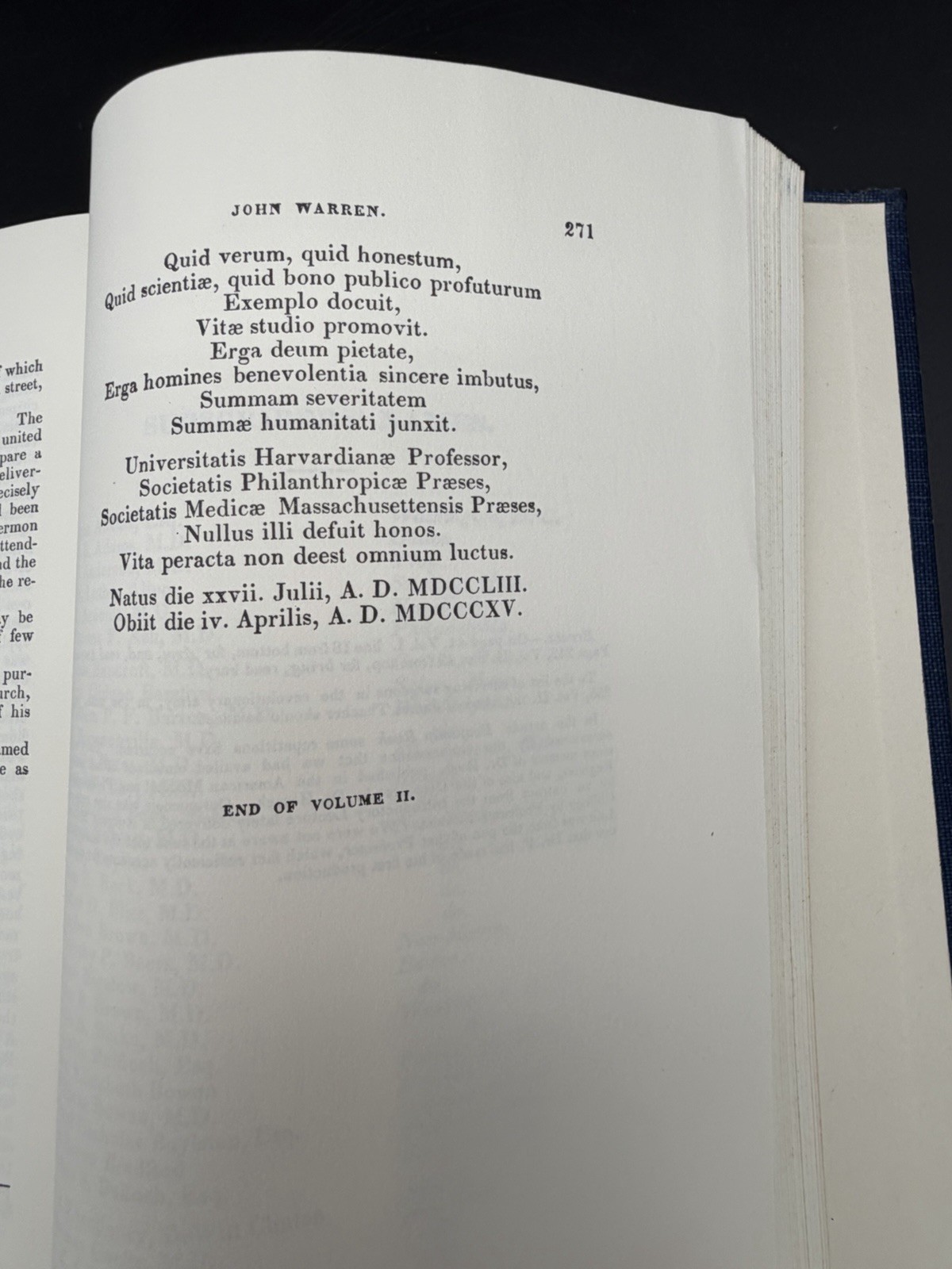 American Medical Book Biography of 1828 by James Thacher M.D. 1967 Print FINE