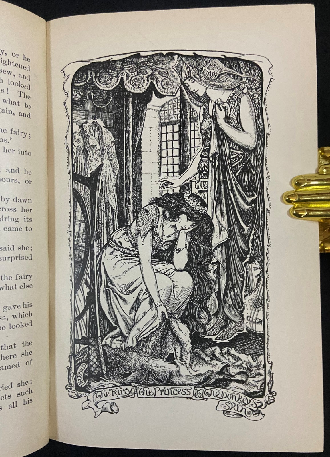 1901 THE GREY FAIRY BOOK Antique Fairy Tales ANDREW LANG Art Nouveau Children’s
