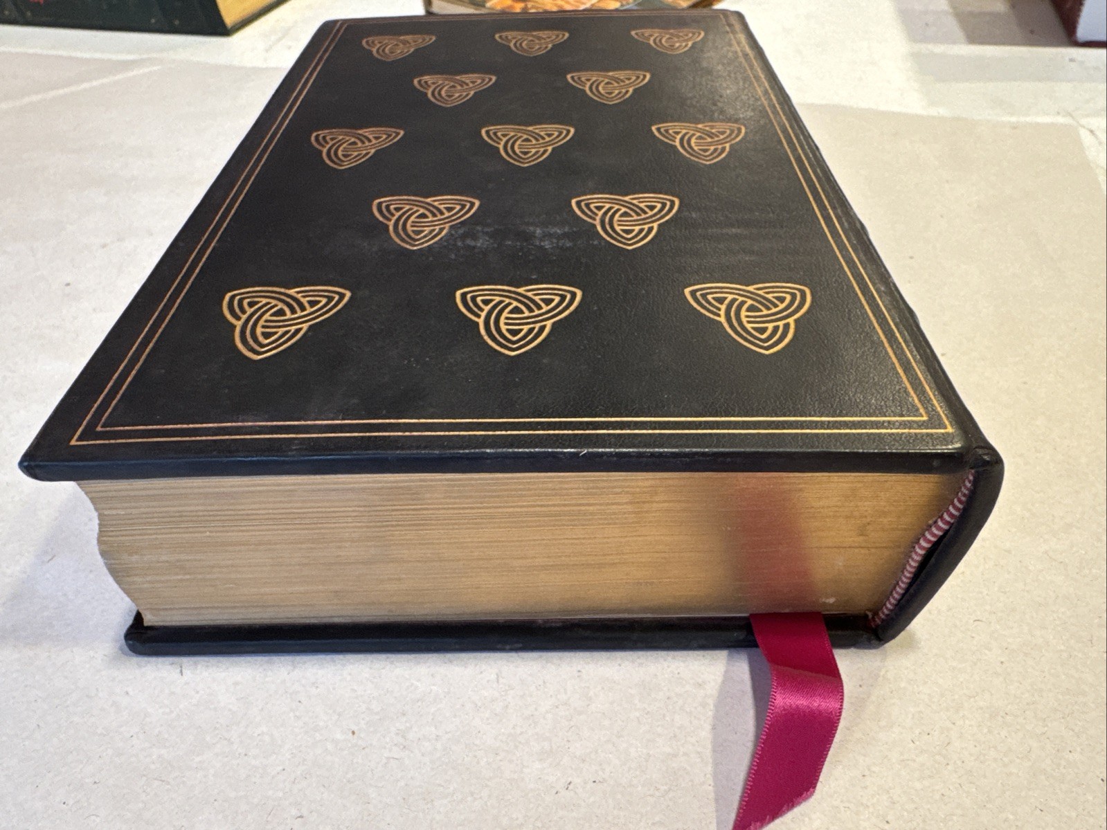 Vintage 1976 The Franklin Library-Trinity by Leon Uris -First Edition Leather
